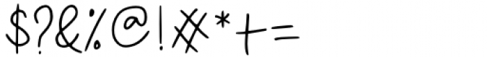 Magical Signature Script Font OTHER CHARS