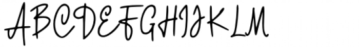 Magical Signature Script Font UPPERCASE