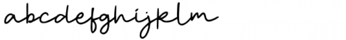 Magical Signature Script Font LOWERCASE