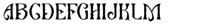 Magical Stranger Rough Font UPPERCASE