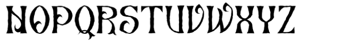 Magical Stranger Rough Font UPPERCASE