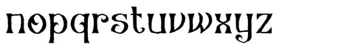 Magical Stranger Rough Font LOWERCASE