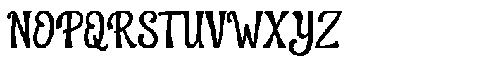 Magical Things Font UPPERCASE