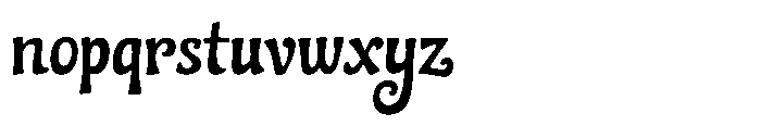 Magical Things Font LOWERCASE
