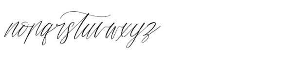 Magicals Billery Italic Font LOWERCASE