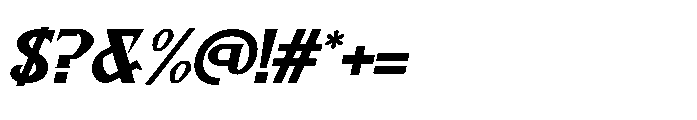 Magiccom Italic Regular Font OTHER CHARS