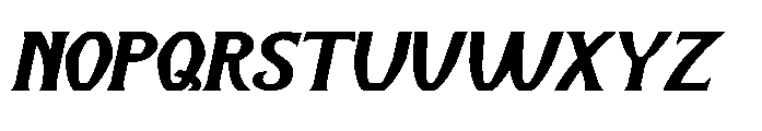 Magiccom Italic Regular Font UPPERCASE