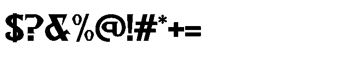 Magiccom Regular Font OTHER CHARS