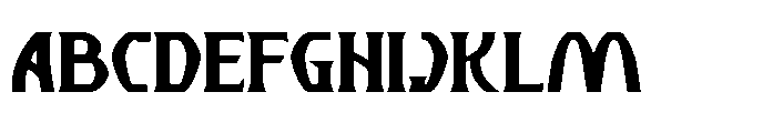 Magiccom Regular Font UPPERCASE