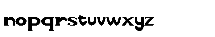 Magiccom Regular Font LOWERCASE