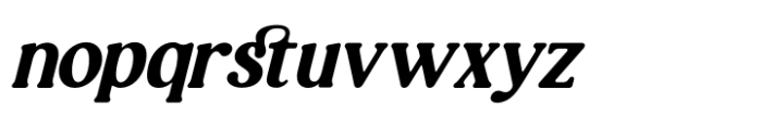 Magics Flavor Italic Font LOWERCASE