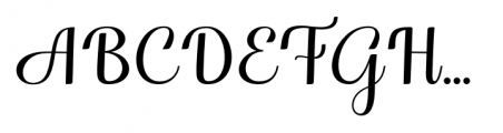 Magilova Regular Font UPPERCASE