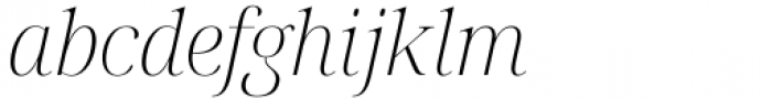 Magique Italic Font LOWERCASE