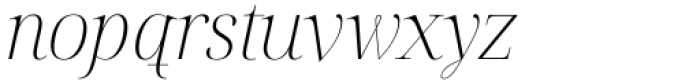 Magique Italic Font LOWERCASE