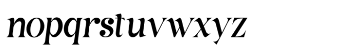 Magira Italic Font LOWERCASE