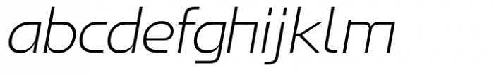 Magis Light Italic Font LOWERCASE