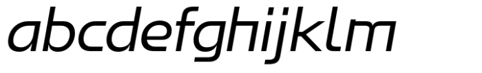 Magis Medium Italic Font LOWERCASE