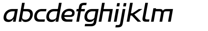 Magis Semi Bold Italic Font LOWERCASE