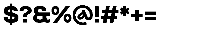 Magise Pro Extrabold Font OTHER CHARS