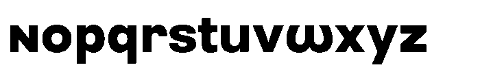Magise Pro Extrabold Font LOWERCASE