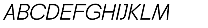 Maglith Grotesk Light Oblique Font UPPERCASE