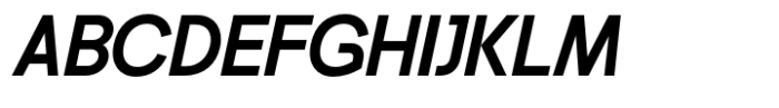 Maglith Grotesk Semi Bold Oblique Font UPPERCASE