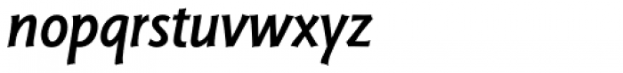 Magma II Semibold Italic Font LOWERCASE