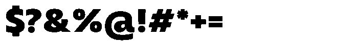 Magmir Black Font OTHER CHARS