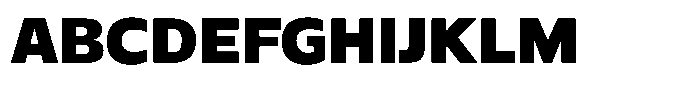 Magmir Black Font UPPERCASE