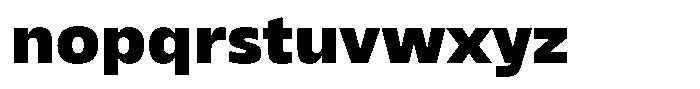 Magmir Black Font LOWERCASE