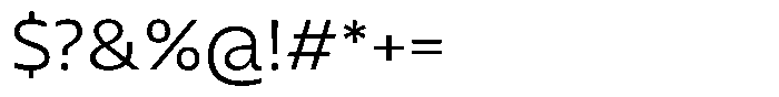Magmir Light Font OTHER CHARS