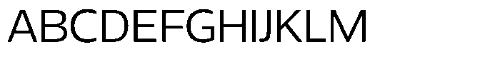 Magmir Light Font UPPERCASE