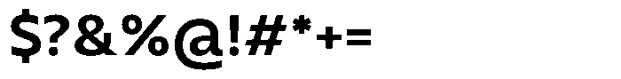 Magmir Semi Bold Font OTHER CHARS