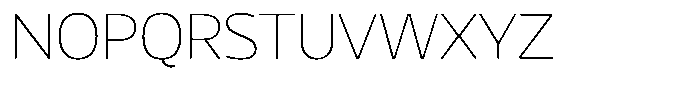 Magmir Thin Font UPPERCASE