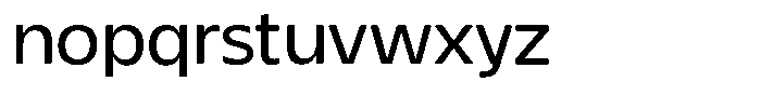 Magmir Variable Regular Font LOWERCASE