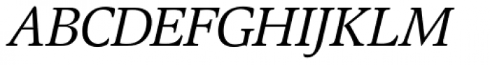 Magna Light Italic Font UPPERCASE
