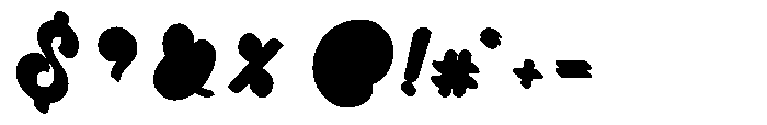 Magnaford Extrude Font OTHER CHARS