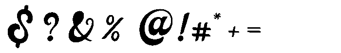 Magnaford Regular Font OTHER CHARS
