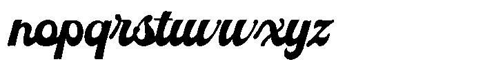 Magnaford Regular Font LOWERCASE