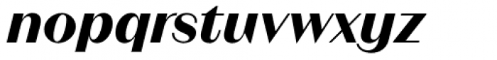Magnat Head Bold Italic Font LOWERCASE