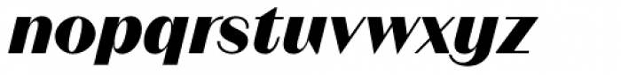 Magnat Head ExtraBold Italic Font LOWERCASE