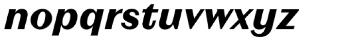 Magnat Text Bold Italic Font LOWERCASE