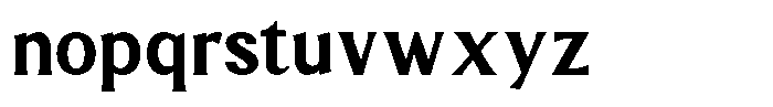 Magnavella Font LOWERCASE