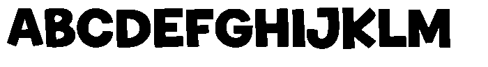 Magnazen Font UPPERCASE