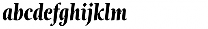 Magneta Condensed Bold Italic Font LOWERCASE
