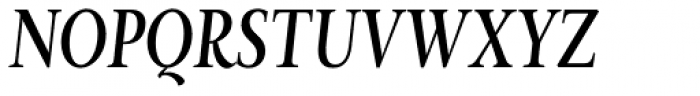 Magneta Condensed Medium Italic Font UPPERCASE