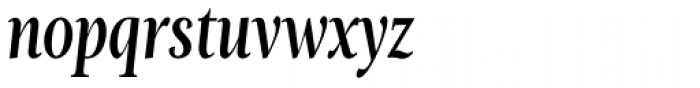 Magneta Condensed Medium Italic Font LOWERCASE