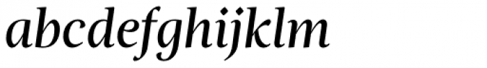 Magneta Medium Italic Font LOWERCASE