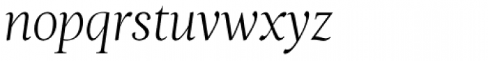 Magneta Thin Italic Font LOWERCASE
