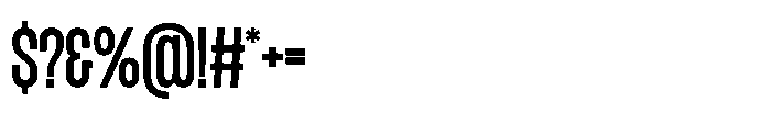 Magnete Sans Bold Font OTHER CHARS